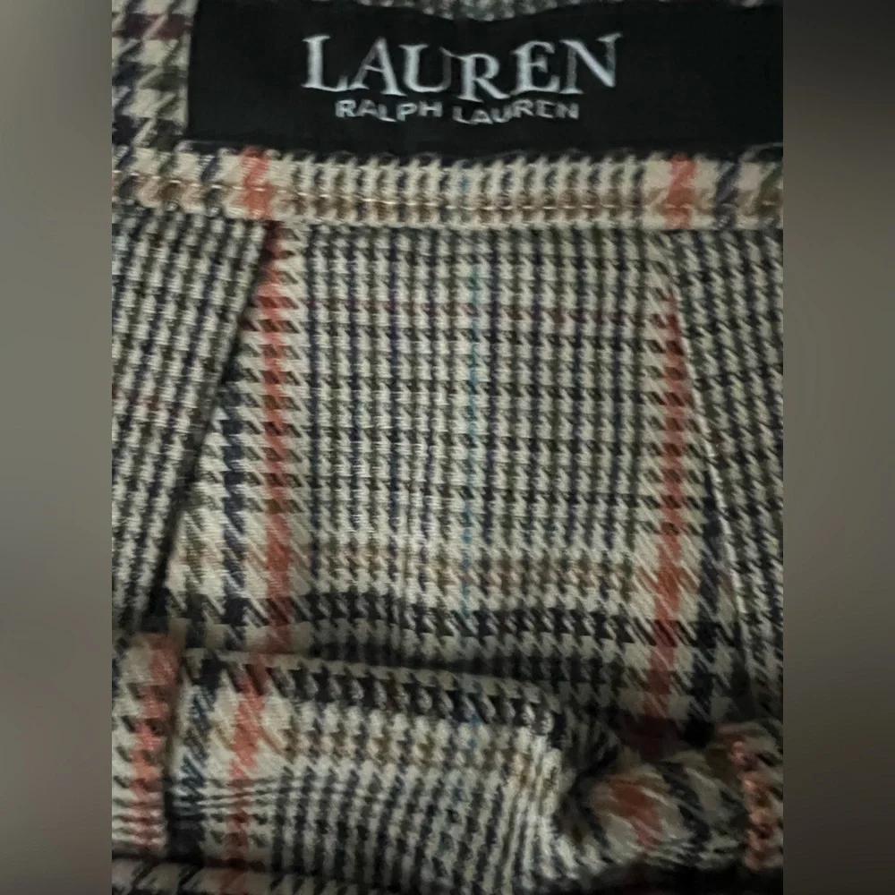 Lauren Ralph Lauren Multicolor Plaid A-Line Skirt - Picture 9 of 16